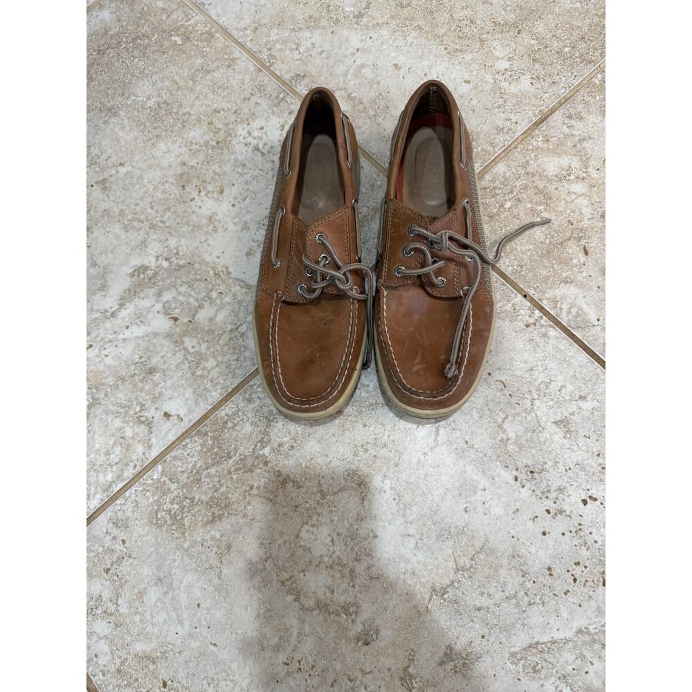 Men's Sperry Brown Leather Boat Shoes 10.5 - Picture 3 of 5